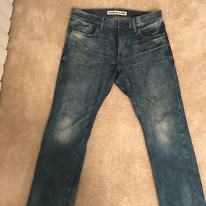 Express Blue Denim Jean - Straight Leg